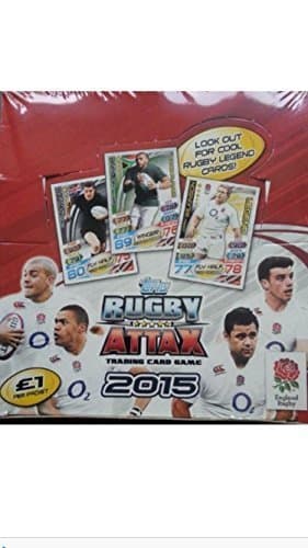 Topps RUGBY ATTAX Rugby World Cup Trading Cards.SUPER SALE! Full Factory Sealed Box of 36 9-Card Packs.