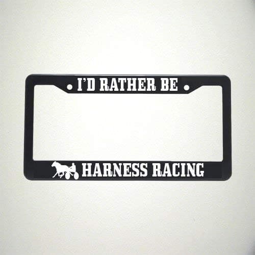Harness Racing License Plate Holder
