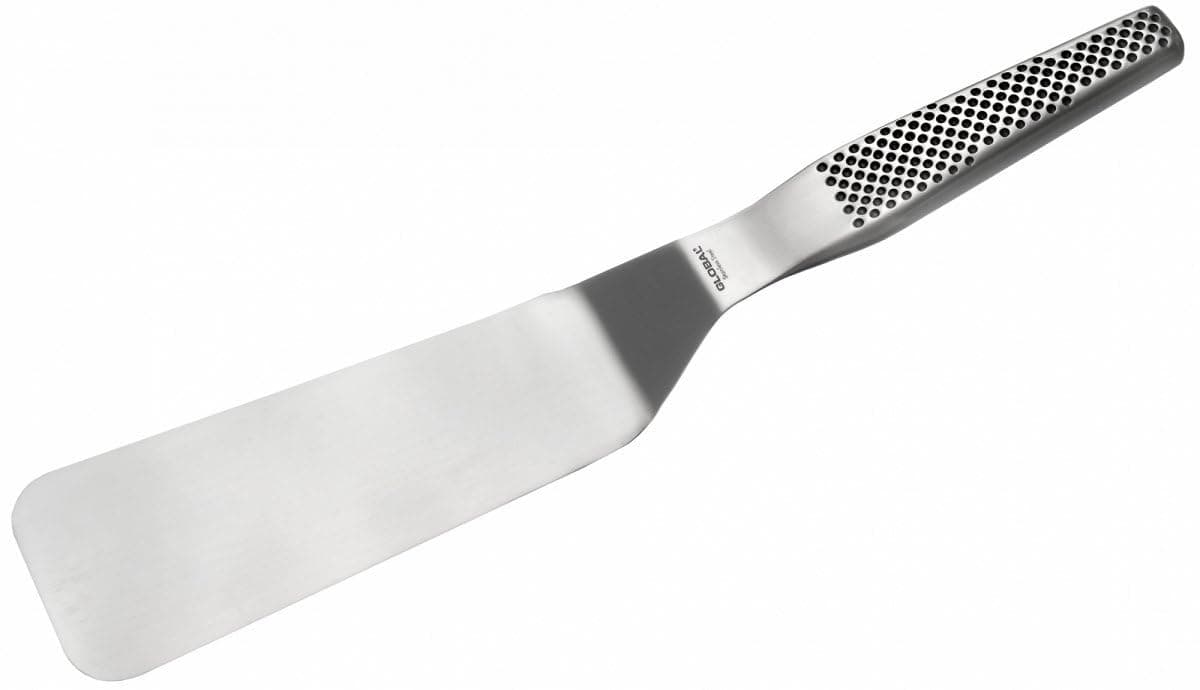 Global Flexible Plain Spatula 14cm, Stainless Steel Kitchen Spatula for Flipping & Lifting, Premium Quality