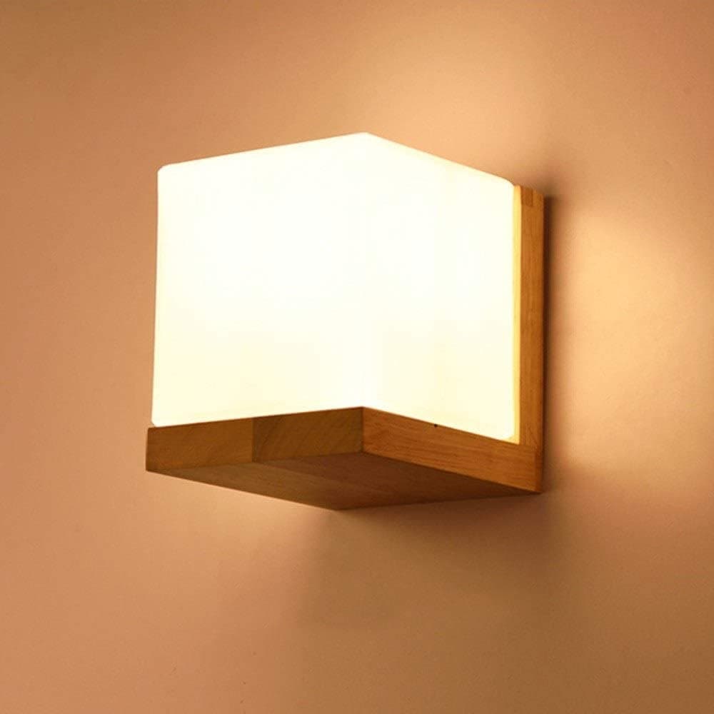 Mahganya Industries Designer Home Decorative Modern Wall lamp for Living Room, Bedside, Bedroom, Decorative Light for Indoor Application Without Bulb (Wood,) (Style 1) (Style1)