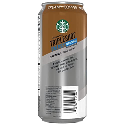 Starbucks Tripleshot Energy Extra Strength Espresso Coffee Beverage, Cafe Mocha, 15 fl oz. cans (12 Pack)