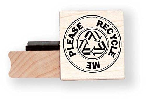 Recycle Me Rubber Stamp - BR022E