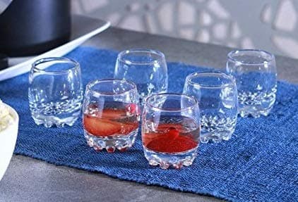 Cloudsell Glass Shot Glass - 6 Pieces, Clear, 60 ml