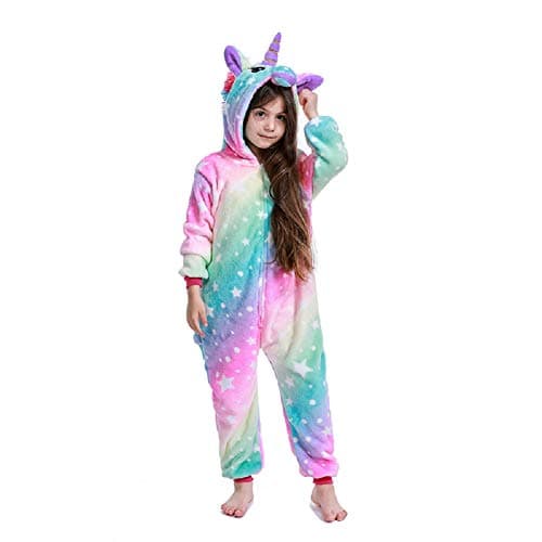Kids Unicorn Animal Onesie One-Piece Cartoon Pajamas