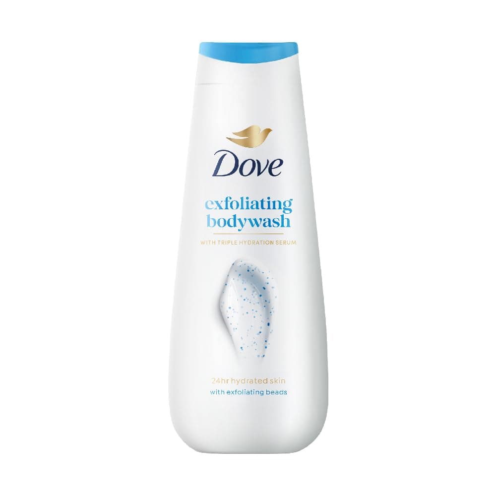 Dove Exfoliating Bodywash with Triple Hydration Serum, 300ml