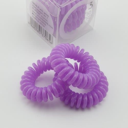 Angel Mall Traceless Hair Ring And Bracelet Invisible Hair Band Suitable For All Hair Types Cute Gift (Spring Fling 3 Pcs)