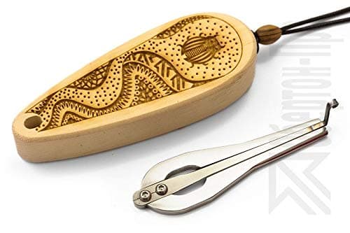 Oberton Pro“Scarab Baritone” Jaw Harp - High Quality Mouth Musical Instrument with Rich Sound