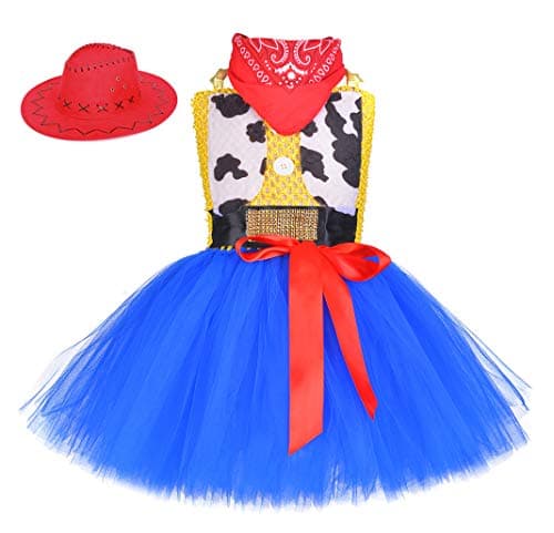 Cowgirl Tutu Dress Woody Costume Pageant Birthday Halloween Holiday Party Toddler Girl Outfit