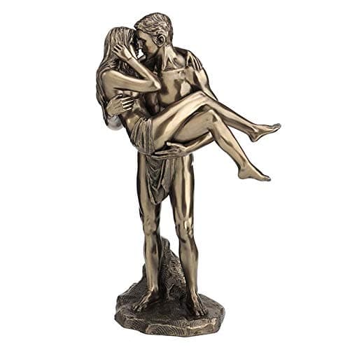 XoticBrands - Veronese The Lovers- Man Carrying Woman - Artistic Body - Cold Cast Bronze Sculpture