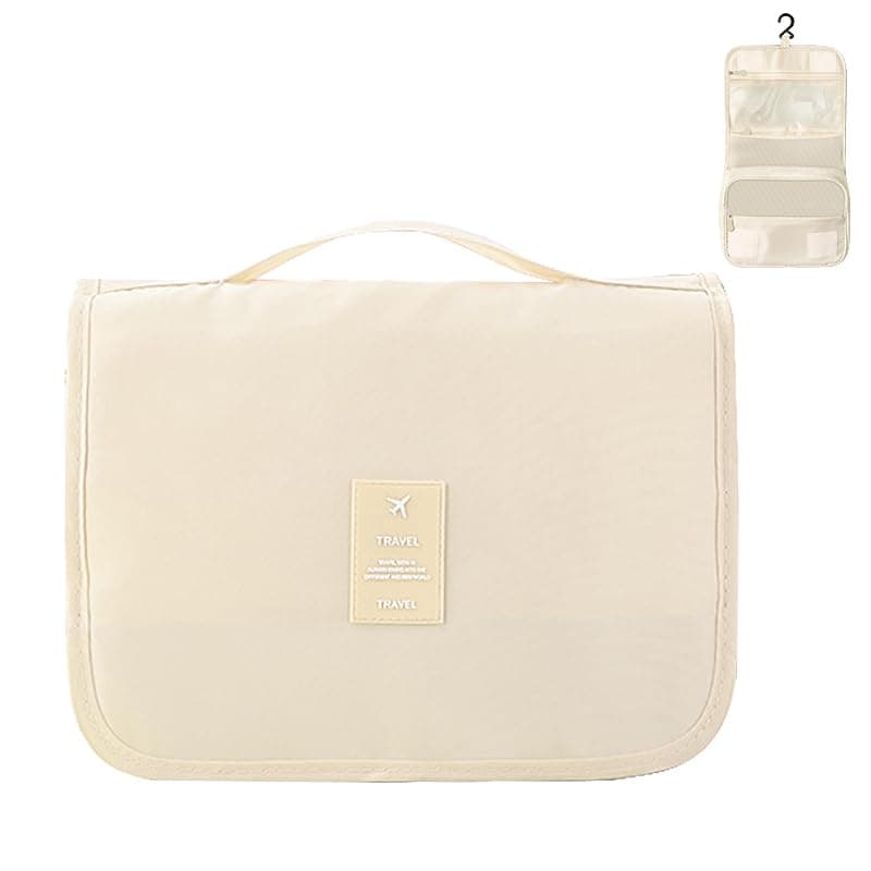 Hanging Toiletry Bag - Travel Portable Toiletry Makeup Cosmetic Organizer for Men & Women Waterproof Bathrooom Shower Bag for Business Trip, Gym, Vacation & Household