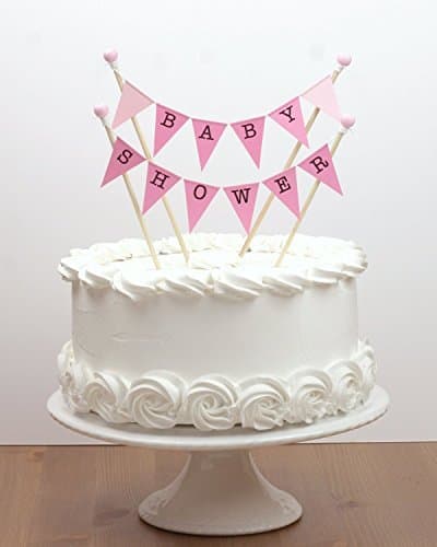 amazing buntings, Baby Shower, Bunting Cake Topper Decoration, Adjustable Length, Pink Pastel,120