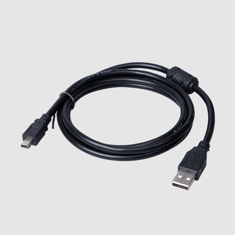 GT09-C20USB-5P for Touch Screen GOT1000 GT11 GT12 GT15 GT16 and Other Series Programming, uploading and Downloading Cable with USB Interface for Connection to Computer PC Black 1.5 Meters