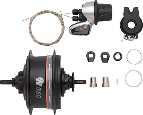 HUB Black Rear NUVINCI VARsp N360 DISC 36 Black