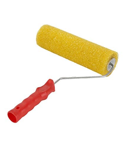 VOLGA Coarse Sponge Texture Paint Roller Metabro (25 cm, Yellow)