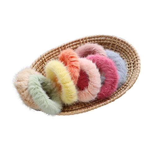 Baby Girls Hair Accessories Clips Ties Fully Covered Bows with Hanger Set, for Infant and Toddlers Fine Hair