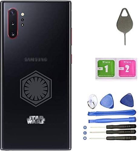 Galaxy Note 10+ Back Cover Glass Housing Door Replacement with Tape Parts for Samsung Galaxy Note10+ Plus Note 10+ SM-N9750/DS +Tool + Eject Pin (Star Wars)
