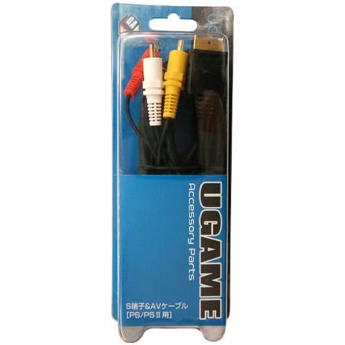 UGAME PlayStation / PS2 Gold Plated AV Cable - PlayStation;
