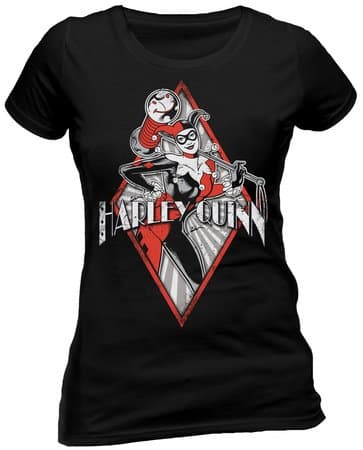 Harley Quinn (Diamond Logo) T-shirt : Extra Large