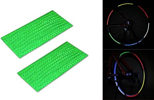 8mm Green Reflective Wheel Stripes Bike Car Rim Sticker