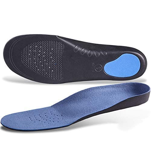 SKUDGEAR 2 Pieces Orthotic Insoles for Plantar Fasciitis, Foot Arch, Heel Pain Relief Shoe Inserts for Men and Women (Size: 41-43)