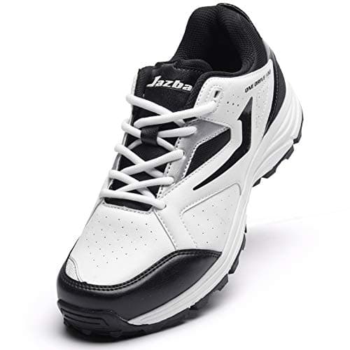 JAZBA ONEDRIVE 100 Cricket shoes for Men and Women I Light Weight Trainer for Outdoor Team Sports I Hard Rubber Stud for Speed and Traction | Baseball Cleats Outdoor Running Shoe | Best Value for Money Shoe