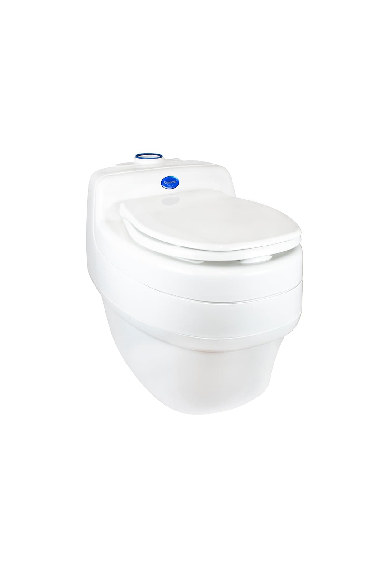 Separett Villa Urine-Separating Compost Toilet | No Additives or Mixing Needed | High-Capacity Design | For Homestead, Schoolie, Cottage Use
