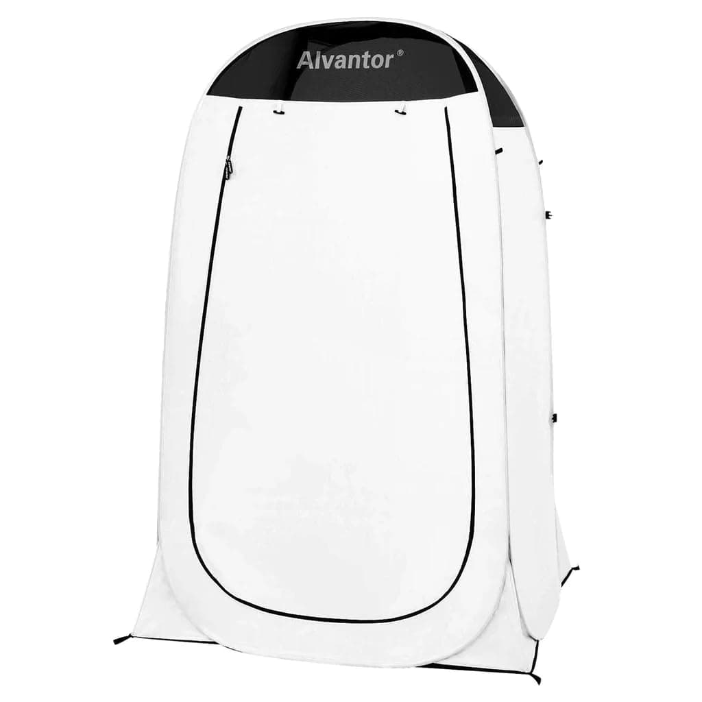 Alvantor Shower Tent Changing Room Outdoor Toilet Privacy Pop Up Camping Dressing Portable Shelter Teflon Coating Fabric 4’x4’x7' Patent