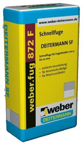 weber.fug 872 F Schnellfuge 25 kg
