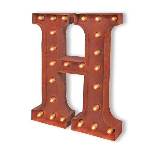 Letter H 24" Marquee Light