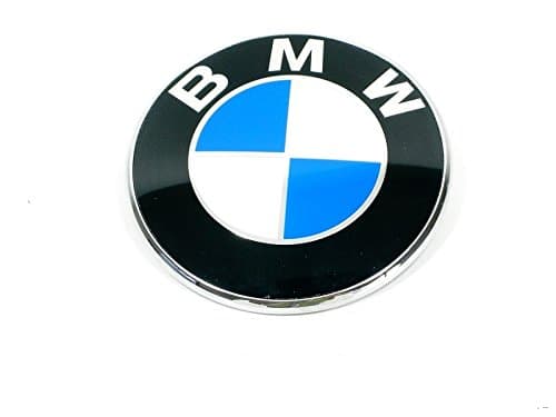 BMW Genuine Plaque 61mm Emblem Badge Logo Lettering Fits E46 51137019946
