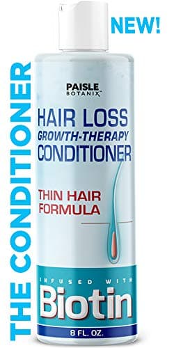 Biotin Hair Growth Conditioner for Hair Loss Thickening Volume Conditioner for Fine Hair Volumizing Treatment for Thinning Color Treated Hair Sulfate Free Castor Oil for Woman Men (Conditioner for.)