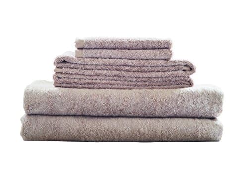 100% Bamboo Fiber - Towel Set (6 Piece), Beige