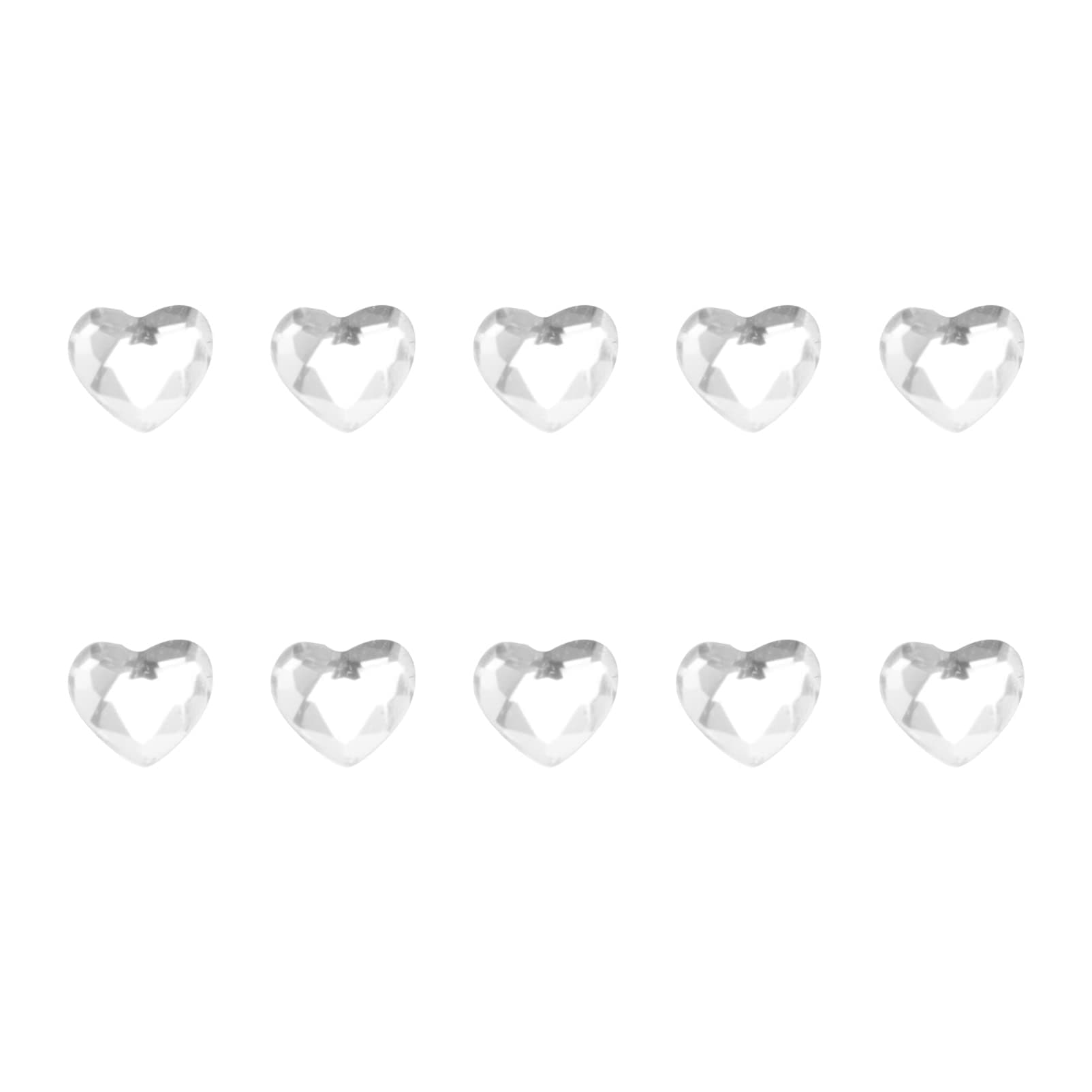 Generic Tooth Jewelry Gems, 10pcs Love Heart Teeth Gems, Crystal Teeth Jewelry for Female Men Friends