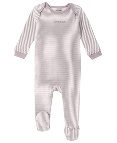 Calvin Klein Organic Baby Essentials Footed Coverall