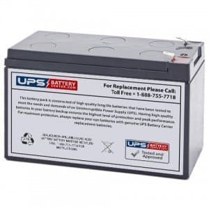 Exide EP1229W 12V 7Ah Sealed Lead Acid Replacement Battery