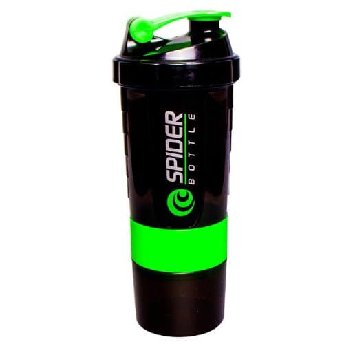Spider 500ml Black/Green Shaker