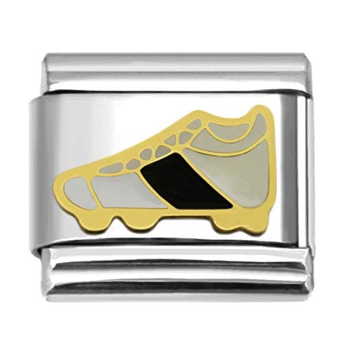 Your Pick Sports Theme Collection Italian Charms 9 mm Stainless Steel Bracelet Link