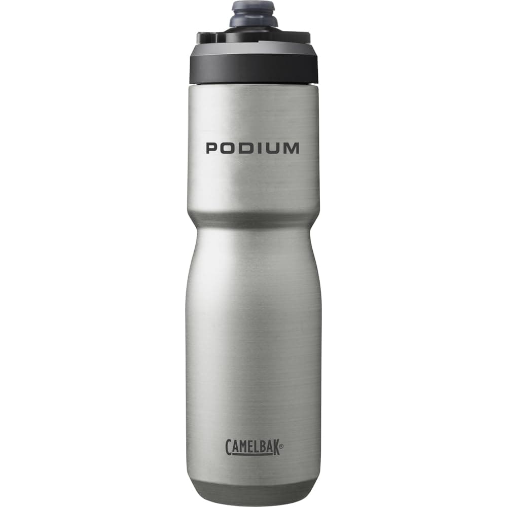CamelBak Podium Steel Insulated Stainless Steel Bike Water Bottle Stainless, 22oz