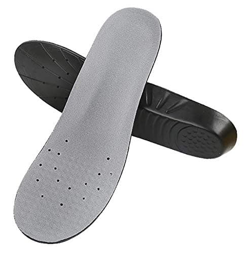 Shoe Insoles, Memory Foam Insoles, Orthotic Insoles, Shoes Insert for Men and Women, Providing Great Shock Absorption and Cushion, Arch Support (Black/Gray, M)
