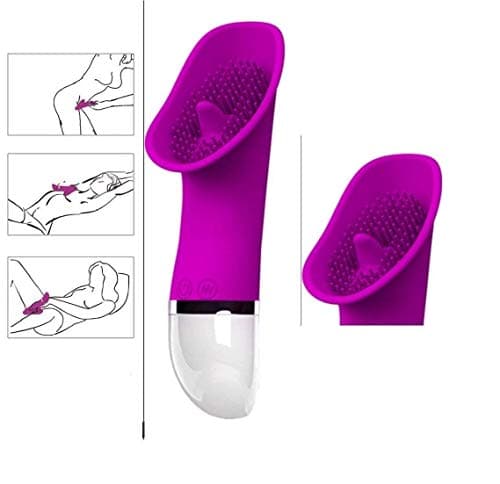 Men's and Women's Tongue Licking Heating Adult Vibration Toy-Purple, Strong Tongue Suction and Licking 30 Mode Nipple Sucker G Men's and Women's Sucking Toy T-Shirt