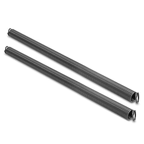 Pair of 90 lbs Heavy Duty Garage Door Extension Springs Stretch Spring,High Precision Electrophoresis Black Coated for Corrosion Resistance,MIN 18000 Cycles for 7ft Garage Door Springs Replacement