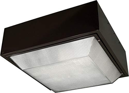 DABMAR LIGHTING DW9240-W-MT Powder Coated Cast Aluminum Large Square Ceiling Fixture, White