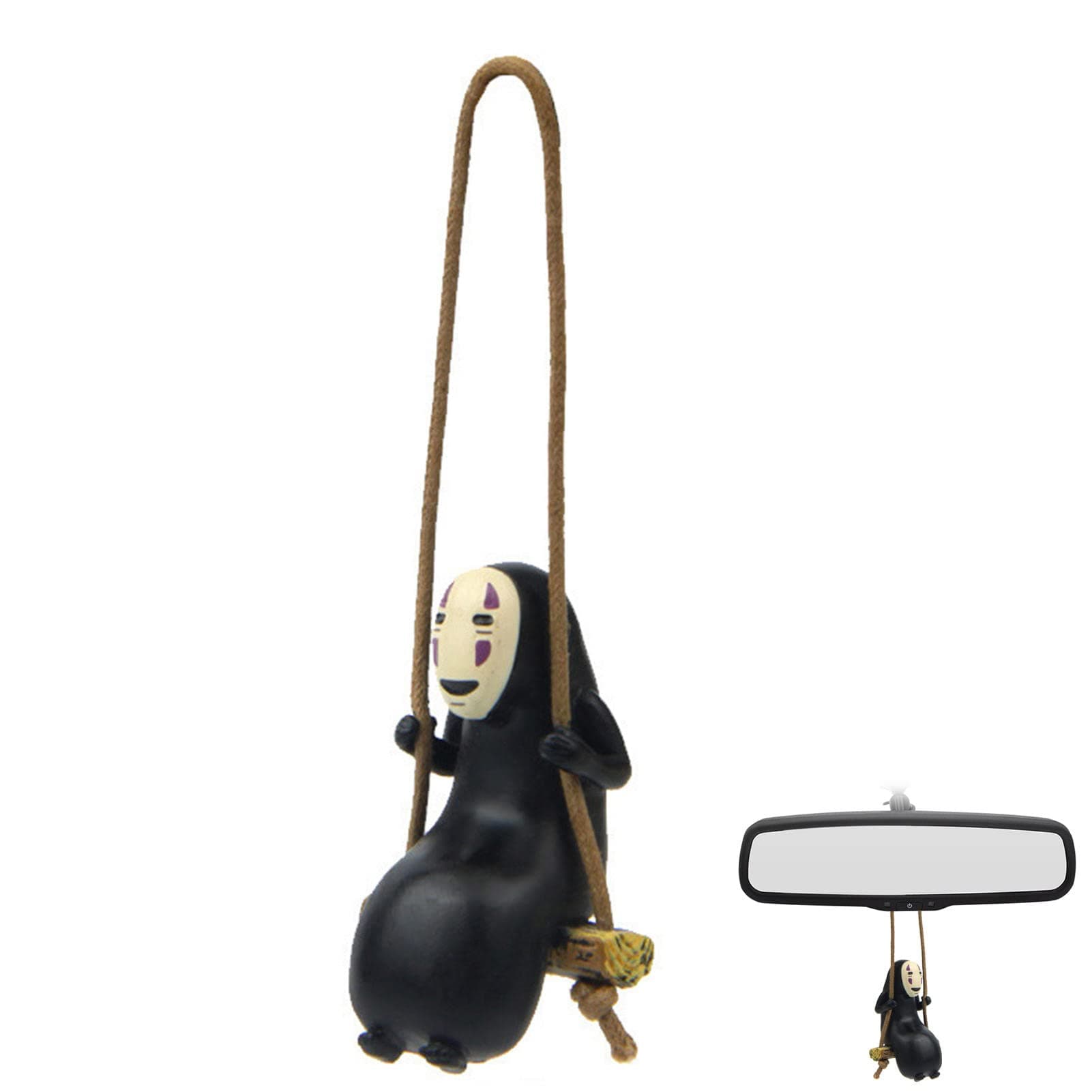 Anime Rear View Mirror Accessory, Hanging Ornament, Cute Car Accessory for Women, Suitable for Backpacks, Key Chains, All Occasions