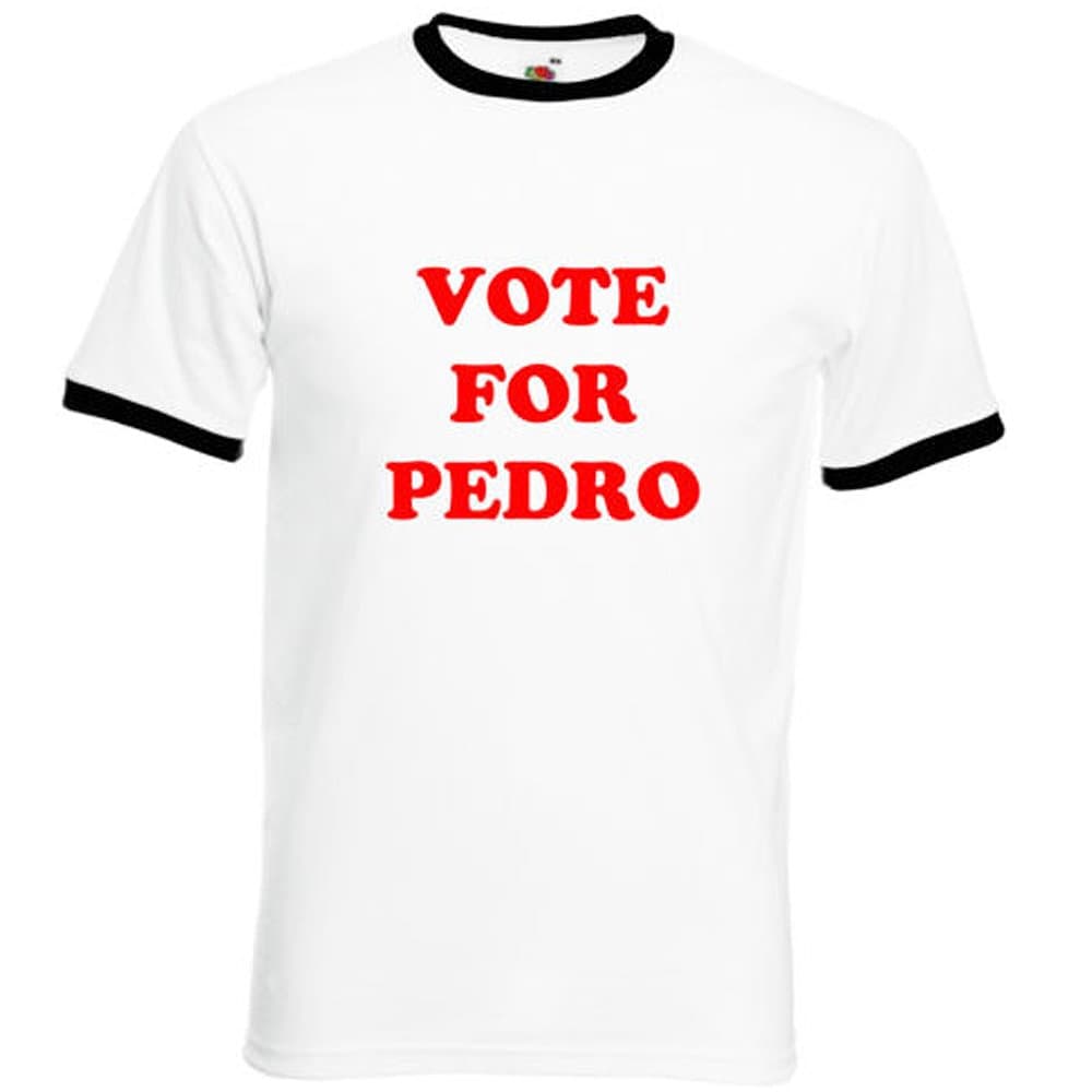 Star and StripesVote for Pedro T-Shirt Napoleon Dynamite S-2XL Cult Classic Funny Geek t Shirt Funny Slogan Printed T Shirt