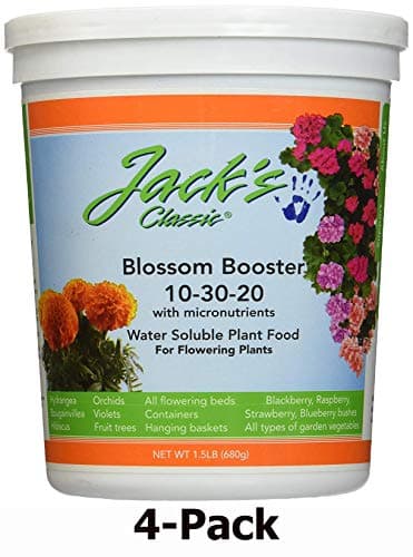 Jack's Classic Blossom Booster 10-30-20 Water Soluble Plant Food (4-Pack) (1.5 Pounds (4-Pack))