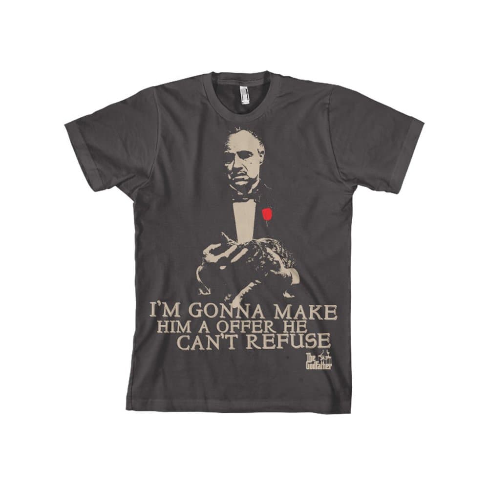The Godfather Officially Licensed Merchandise Vito´s Offer T-Shirt (D.Grey)