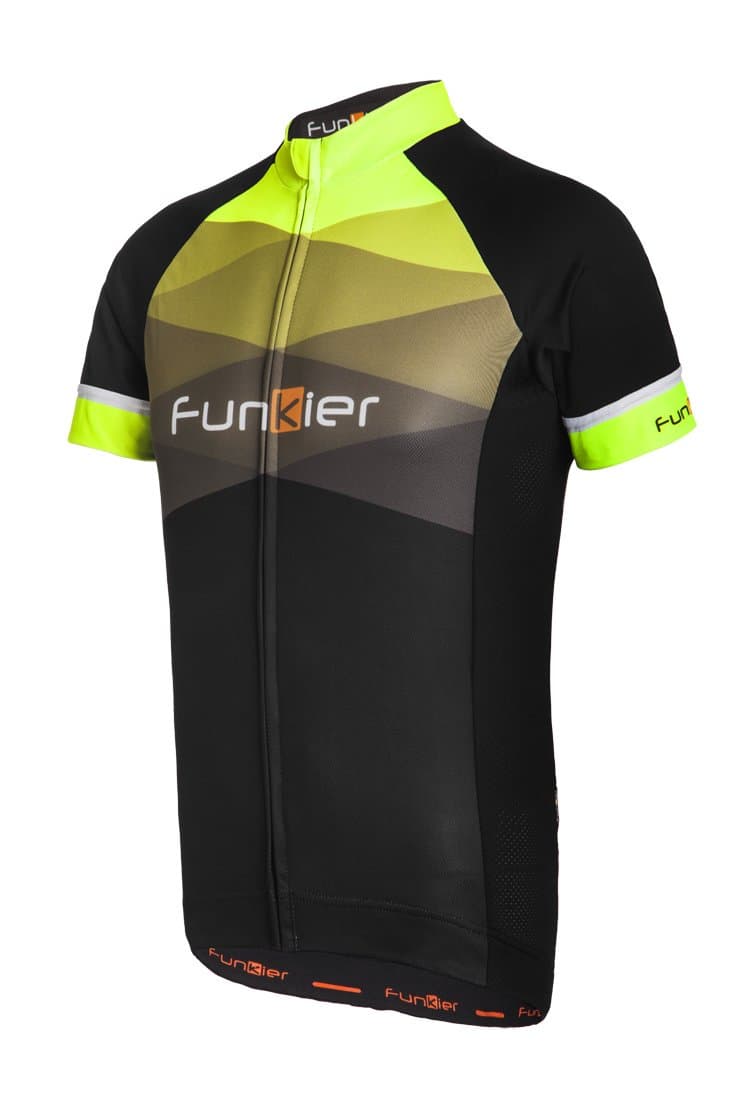 Funkier Men's Rideline Active Short Sleeve Cycling Jersey Bike Top