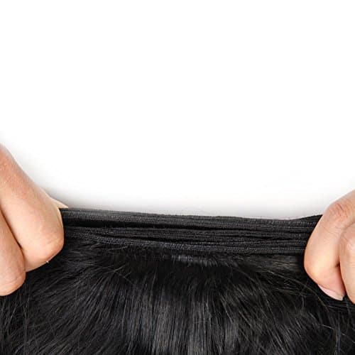 Body Wave Peruvian Human Hair 3 Bundles with Closure 100% 7a Unprocessed Virgin Peruvian Hair Body Wave with Closure Human Hair Extensions Bundles with 3 Part Closure(4 * 4) (14 14 14+12)