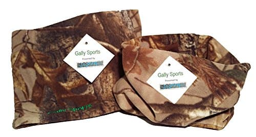 Gally Sports Neck Gaiter 2-Pack Camo 2-in-1 Microfiber Polar Fleece Neck Warmer and Face Mask (Camouflage) (Camo-2pack FBA)