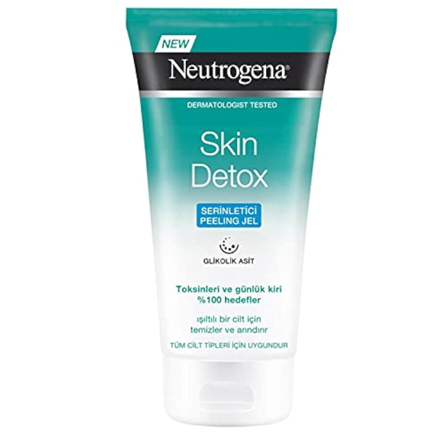 Neutrogena Skin Detox Cooling Gel Scrub, 150 ml, BLUE (9564300)